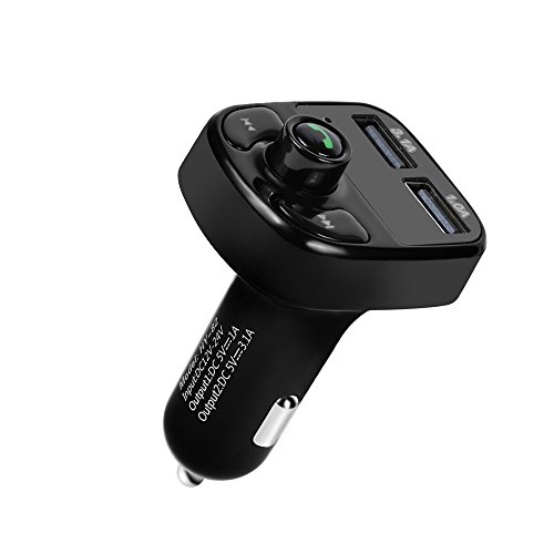 Bluetooth Car MP3 Music Player Hands-free FM Transmitter charger with Dual USB Output LED Display Car FM Transmitter,Support TF card/U disk - Thumbnail 6