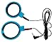 Zeus Electrosex Bi-Polar Silicone Cock Ring Set, Blue (ZE-VF676)
