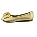 Girls Flats with Crystal Bead Bow (2, Ivory)