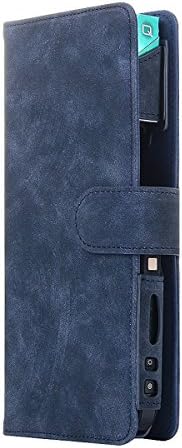 iQOS E-Cigarette Case Cover Holder Portable PU Leather Pouch Bag Protective Holder Cover iQOS Wallet Case E CIG iQOS Carrying Case Holder Cover for IQOS Electric Cigarette Kit (Blue)