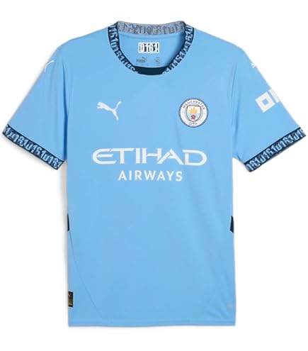 Amazon.com: PUMA Men's Manchester City Authentic Home Jersey 23/24