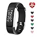 LETSCOM Fitness Tracker, Activity Tracker with Heart Rate Monitor, Step Counter, Sleep Monitor, Calorie Counter, Pedometer, IP67 Waterproof, Smart Watch for Kids Women and Men