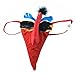 FYJ Men String Brief Mens Funny Underwear T-Back Briefs Red Rooster G String