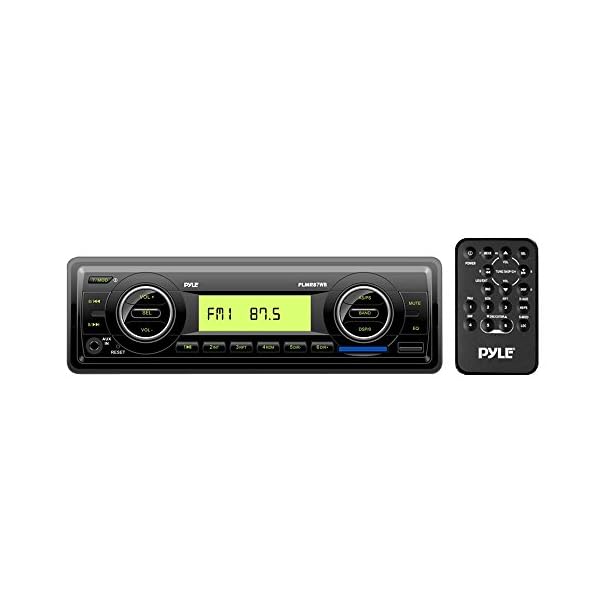 Pyle-AMFM-MPX-IN-Dash-Marine-MP3-PlayerWeatherbandUSB-SD-Card-Function
