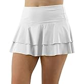 Fila Women's Tennis Essentials Tiered Ruffle Skort White XL