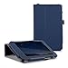 kwmobile Elegant synthetic leather case for Asus Padfone Mini in dark blue with convenient STAND FEATURE