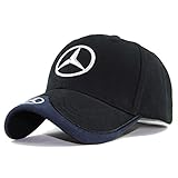 monochef Auto sport Car Logo Black Baseball Cap F1 Racing Hat (Benz)