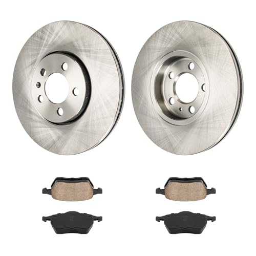 Front Brake Kit Rotors Ceramic Brake Pads for Volkswagen 1999-2005 Jetta, Volks…