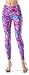 Lush Moda Extra Soft Leggings with Designs- Variety of Prints - 50F, One Size fits Most (XS - XL), Paisley Mix