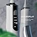 Water Flosser Cordless Water Flosser 2019 Newest Wireless Charging Flosser Changing Alternating Frequency LCD Display Screen 3 Modes 4 Tips Travel Bag, Teeth Cleaner Portable for Home, Office, Travel