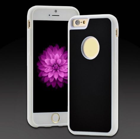 Self Sticky Case,Anti-Gravity nano-suction technology Hands-Free Selfie Shockproof Case for Apple iPhone 6s 6 4.7 inch (White)