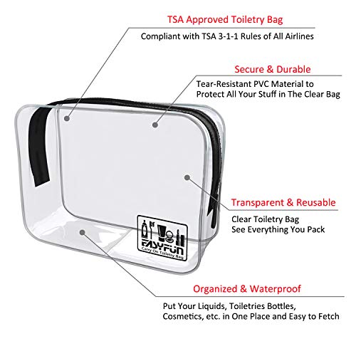 3 Easyfun+Approved+Travel+Toiletry+Clear
