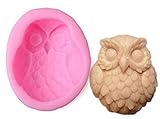 Silicone Owl Soap Mold Molds DIY Handmade (for soap, Cake, Chocolate, Ornament Making) ~ Cafolo