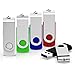 KEXIN Flash Drive 32 GB 5 Pack Thumb Drive 32GB USB Flash Drive Memory Stick Flash Drives USB 2.0, 5 Multi-Color (Black, Blue, Green, White, Red)