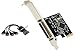 Syba PCI-Express x1 4 Port RS232 Serial Card, Moschip 9904 Chipset, Fan-Out Cable