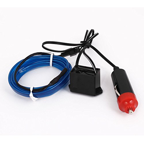 uxcell Blue 1M Sewable EL Wire Light Strip + Controller