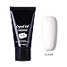 1 Pc Builder Nail Gel Quick Building Nail Tips Finger Extension Poly Glue Gel Nail Art UV LED Builder Nail Gel Nail Enhancement Tool (Clear)