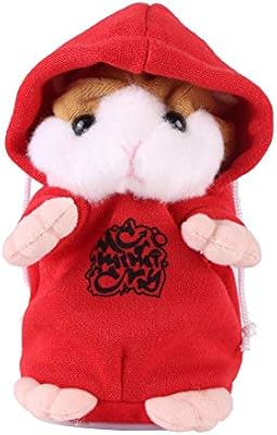 Amazon.es: Halking Hamster de Peluche de Juguete, Record Speaking Plush Hamster Juguete electrónico Talking Record de Felpa interactiva Juguetes para Niños Aprendizaje temprano (Red)