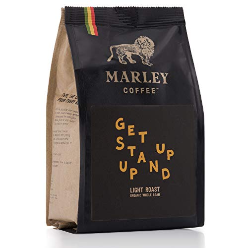 Get Up Stand Up Leicht gerösteter gemahlener kaffee organic bio, Marley Coffee, aus der Familie von Bob Marley, 227g