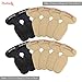 Heel Grips & Heel Cushion Inserts for Women & Men (6 PAIRS- 2 SIZES THICK & THIN) Comfortable Suede Covered Gel Heel Liners Provides Filler for Shoes Too Big | Heel Cushion Pads & Protectors | PodiaRX