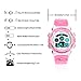 Kids Digital Watch, Boys Girls 50M(5ATM) Waterproof 7 Colors LED Multifunctional Sports Outdoor Wrist Watches with Alarm for Children