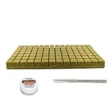 GRODAN A OK Rockwool 1.5" 98 Sheet Grow Media Starter Cubes Plugs + Rootech Cloning Gel + Scalpel