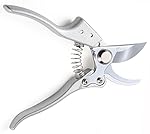 HIG Traditional Bypass Pruning Shears (Silver)