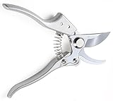 HIG Traditional Bypass Pruning Shears (Silver)
