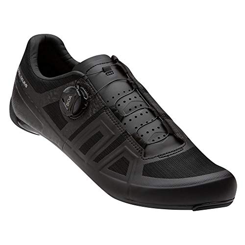 PEARL IZUMI Men's Attack Road Cycling Shoe, Black/Black, 43