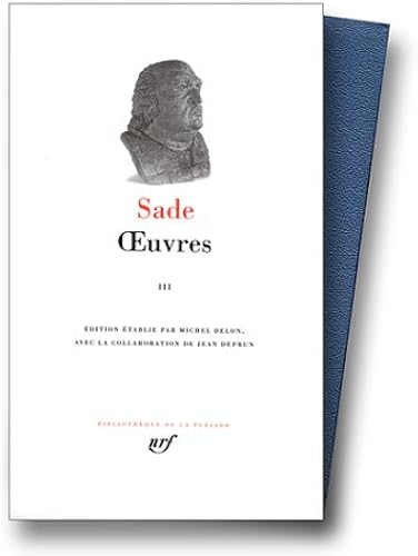 Download Sade : Oeuvres, tome 3 PDF