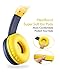 EasySMX Kids Headphones, Over-Ear Headsets with 85dB Volume Limited, Kids-Friendly and Safe for Children, 3.5mm Audio Jack, Special Lovely Gifts for Boys and Girls (Blue)