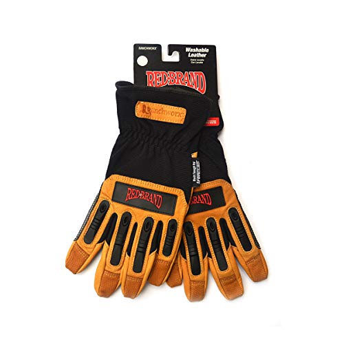 Red Brand RanchWorx Leather Work Gloves - XXL Size