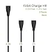 3-Pack Charging Cable for Fitbit Charge HR - USB Charger Charging Cord for Fitbit HR Fitness Wristband by MCOCEAN (3.3Ft + 1Ft2, Do Not Fit for Fitbit Charge)