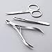 Familife F02 Manicure Set, Pedicure Kit 13pcs Nail Clipper Set Professional Grooming Kit Stainless Steel Portable Travel Nail Kit for Women and Men Black