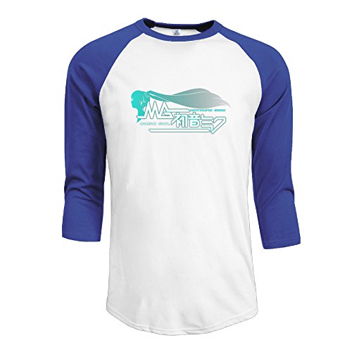 GPOPA Miku Girl Cartoon Logo Baseball T Shirts/ For Men