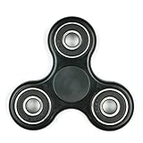Spinner Fidget Toy,Ceramic Bearing EDC Focus Stress Reducer Relief (Black)
