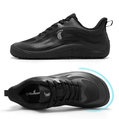 Men's Wide Orthopedic Barefoot Walking Shoes, Arch Support… at Amazon