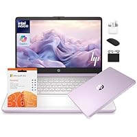 HP 14 Laptop Student Business 2025 Flagship Computer, AI Copilot, 4-Core 13th Gen Intel CPU, 16GB RAM 628GB Storage (128GB UFS+500GB Ext) 1-Yr Office 365 Long Battery HubxcelAccessory Win 11S Lavender