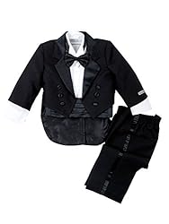 Spring Notion Baby Boys' Black Classic Tuxedo with