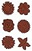 Siliconezone SZ13OM-11861AA Flowers Chocolate Wafer Mold