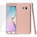 JNSupplier 360° Full Coverage Hybrid Hard Case Cover + LCD Screen Protector for Samsung Galaxy S7 Edge (Rose Gold)