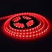 XKTTSUEERCRR Waterproof Blue LED 3528 SMD 300LED 5M 16.4Feet Flexible Light Strip 12V 2A 24W 60LED/M (Red)