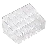 Goege 4 Tier 24 Spaces Clear Transparant Acrylic Lipstick Organizer & Beauty Care Holder & Cosmetic Organizer