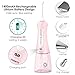 Cordless Water Flosser For Teeth 300ML, Portable Oral Irrigator Travel Dental Water Pick Teeth Cleaner With 3 Jet Tips, Rechargeable Waterflosser,IPX7 Waterproof Braces Flossers For Adults And Kids