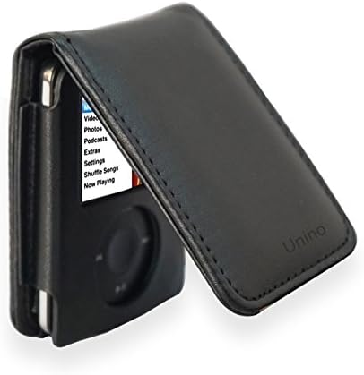 iPOD Nano 3G Leather Flip Case with Removable Belt Clip