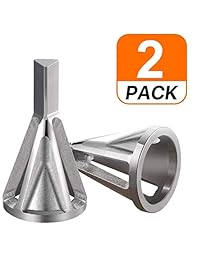 Kingsource 2 Pack - Herramienta de achaflanado externo para desbarbar, broca de desbarbado, quitar herramientas de rebabas para ajustar 1 8 "-3 4" (3mm-19mm)