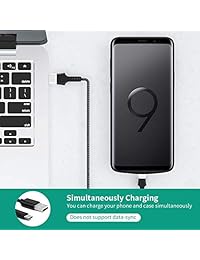 [actualizado] Samsung Galaxy S9 carcasa de batería Qi inalámbrico compatible de carga, Newdery 4700 mAh Slim recargable extendida funda de cargador compatible Samsung Galaxy S9 (5,8 pulgadas) negro