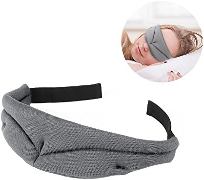 Sleep Eye Mask blindfold for Woman Man 3D breathable Lightweight Comfortable Super Soft Velcro Works Nap Meditation Night Ultimate Sleeping best Aid Blocks Light masks Suitable Travel 2018 product