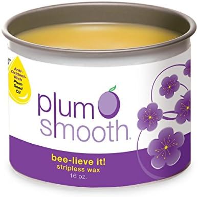 Plum Smooth Stripless BeeLieve It Stripless Wax 16oz Can