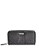GUESS Women's Ware Patent Logo Zip-Around Wallet